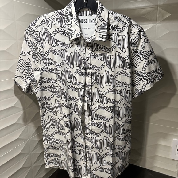 MOSCHINO made in Italy short sleeve shirt - Picture 4 of 8